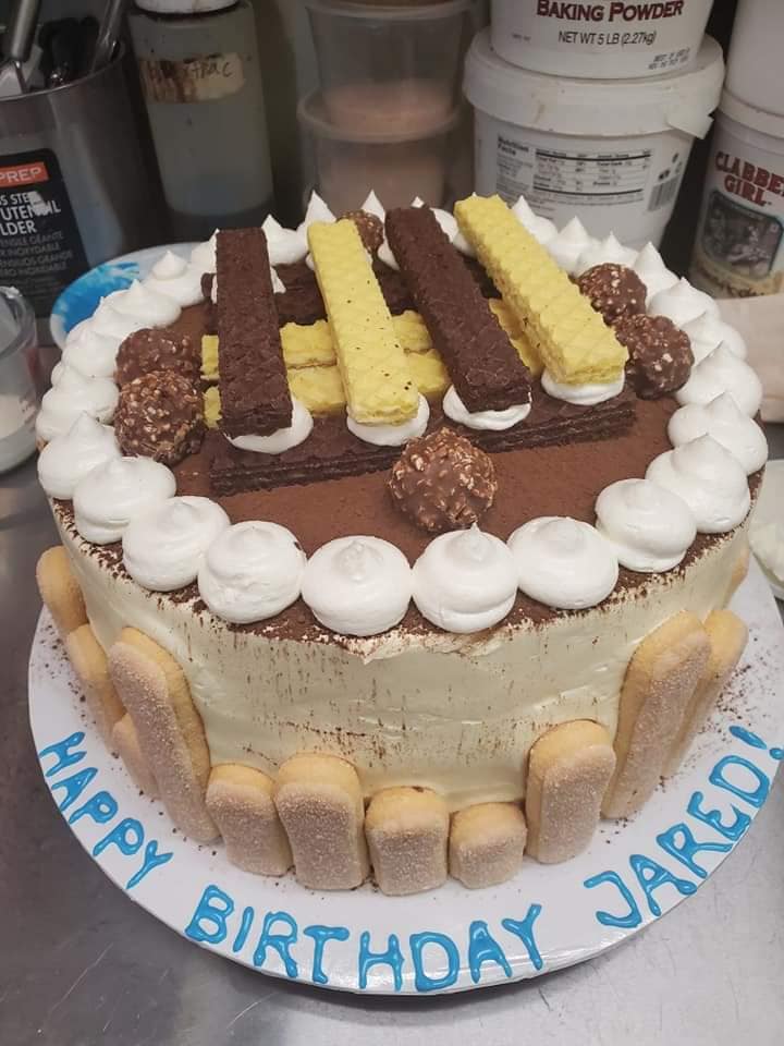 custom birthday cake for jared